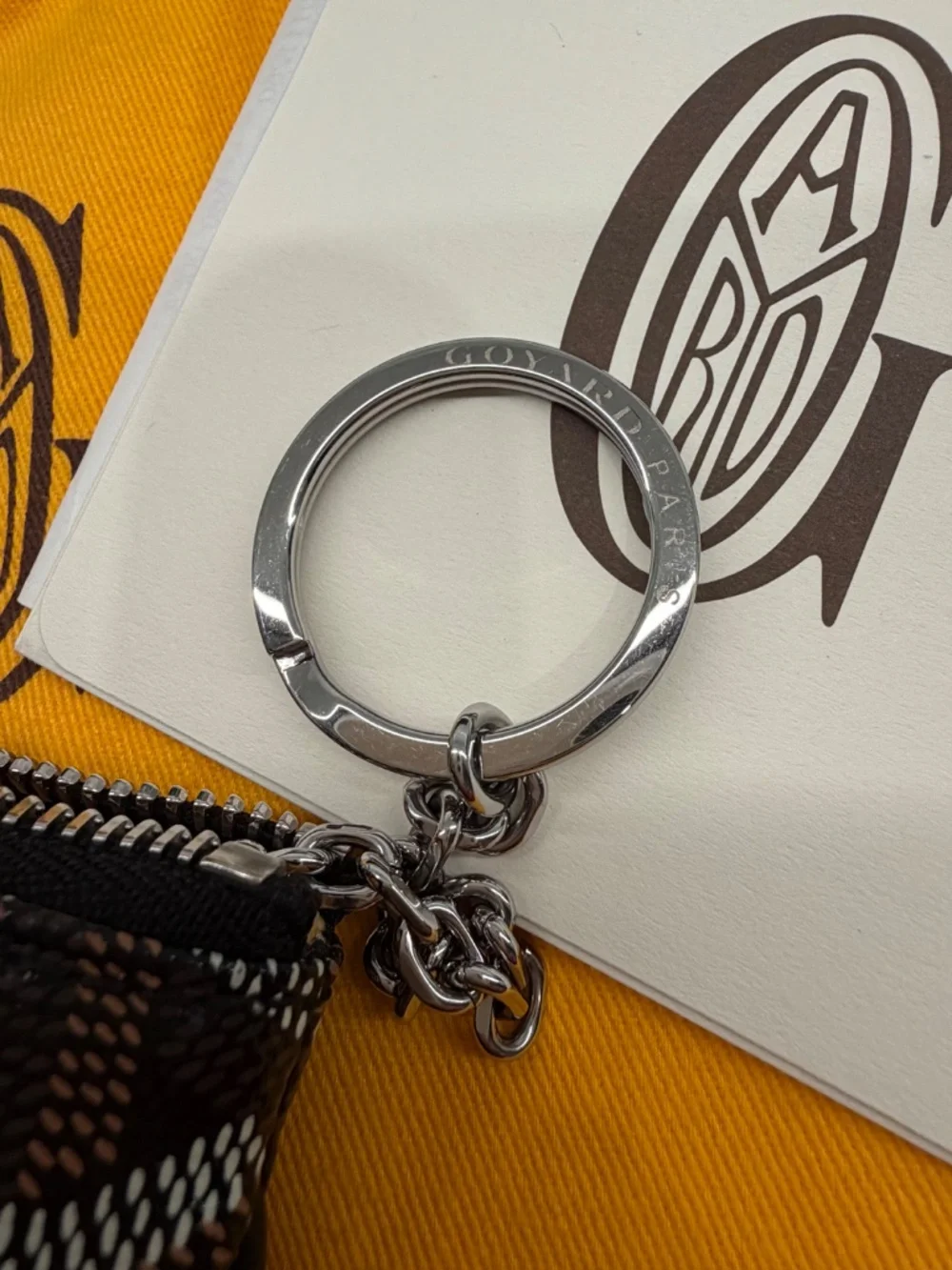Goyard Nano Senat Key Pouch